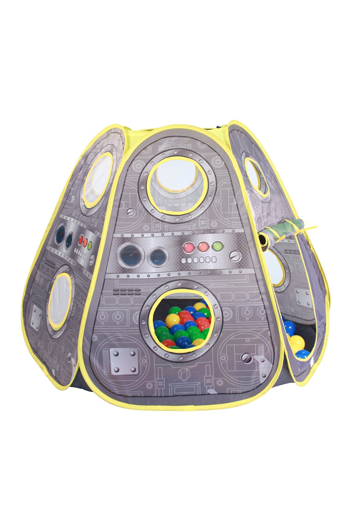 Space Play Tent with 100 Balls – Pop-Up Indoor & Outdoor Play Tent
