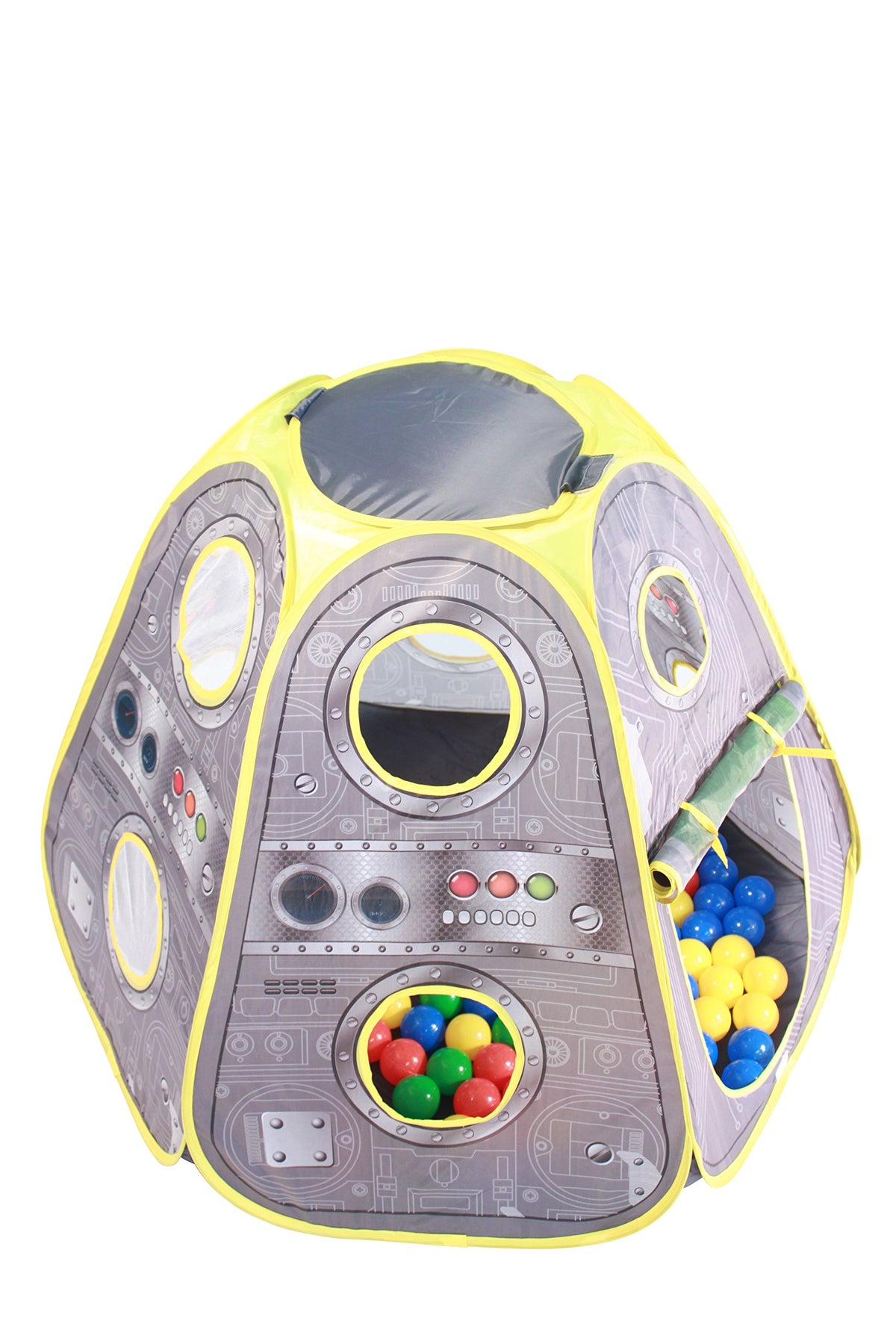 Space Play Tent with 100 Balls – Pop-Up Indoor & Outdoor Play Tent