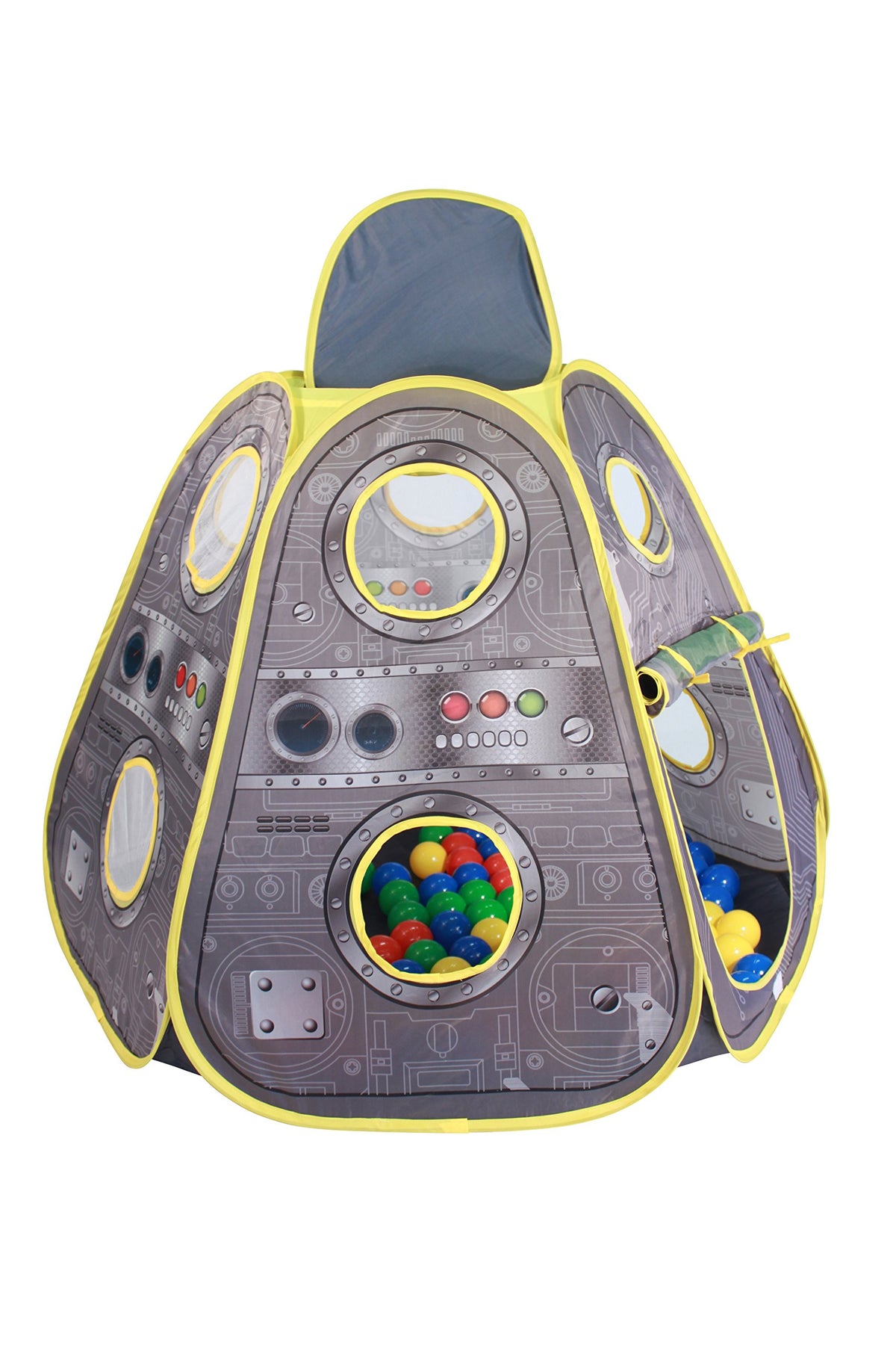 Space Play Tent with 100 Balls – Pop-Up Indoor & Outdoor Play Tent