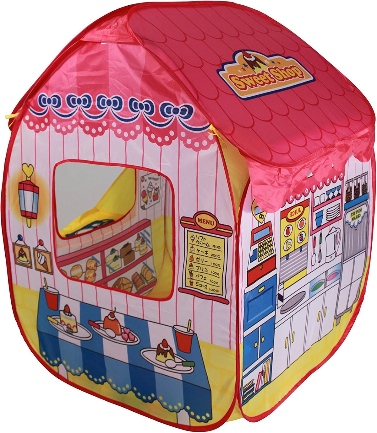 Sweet Shop Play Tent with 100 Balls – Pop-Up Indoor & Outdoor Play Tent