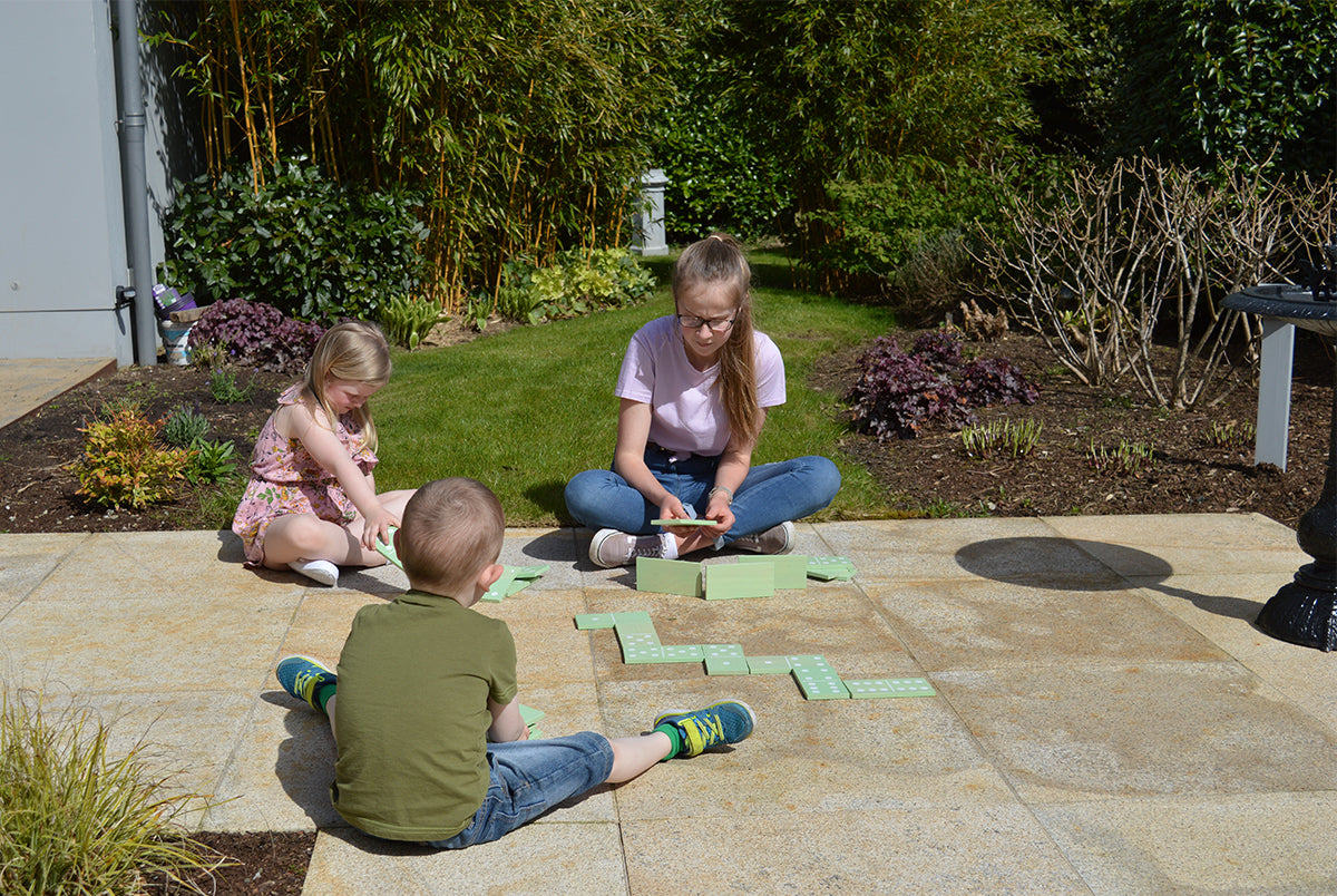 Traditional Garden Games NEW Wooden Dominoes