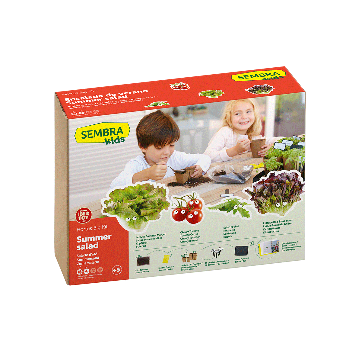 Traditional Garden Games Sembra BIG Summer Salad Kit